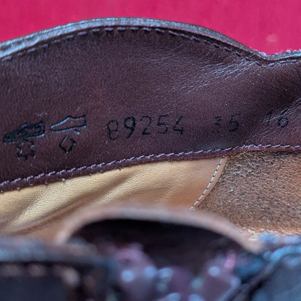 Think! dark oxblood "Aida" leather ankle boots | Size EU 40 | Made in Italy - Picture 8 of 8